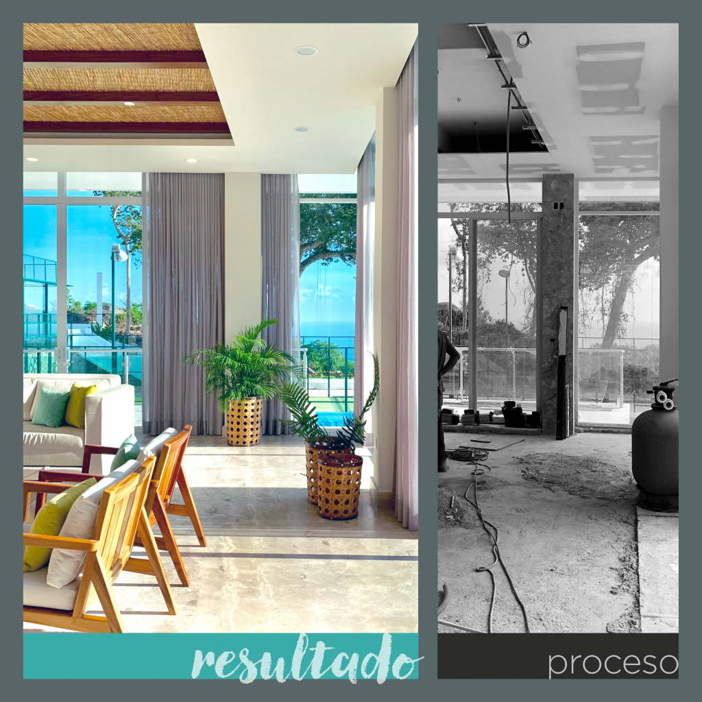 Antes y después de una remodelación de una casa de la playa